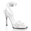 Fabulicious - GALA06 Ankle strap sandal - Transparent/Silver coloured Product image